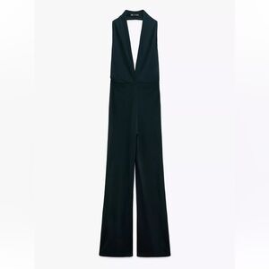 Zara Black Halter Jumpsuit